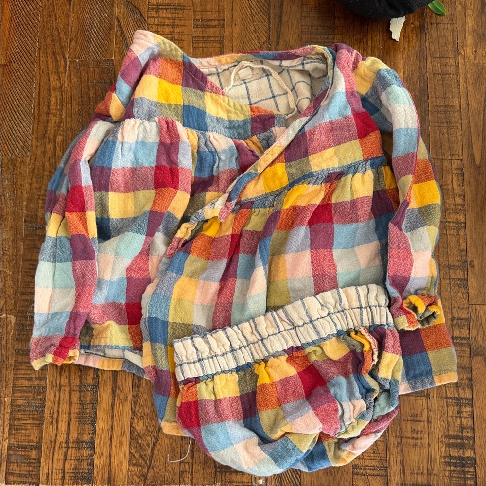 Lali Plaid outfit Set